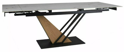 Kitchen Table Genesis 1 | size: Length: 90cm, Width: 240cm, Height: 75cm | color: White | image: 0 | variant: 1006609