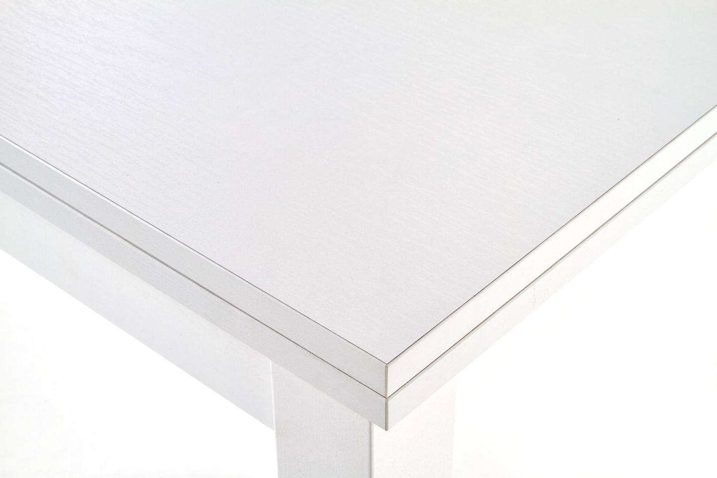 Kitchen Table Gracjan | size: Length: 80cm, Width: 160cm, Height: 76cm | color: White | image: 5 | variant: 1006372