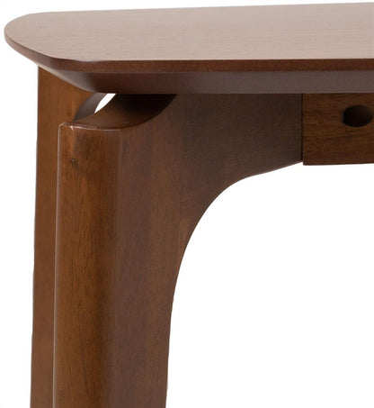 Kitchen Table Haydie | size: Length: 90cm, Width: 150cm, Height: 75cm | color: Brown | image: 3 | variant: 1016763
