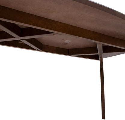 Kitchen Table Haydie | size: Length: 90cm, Width: 150cm, Height: 75cm | color: Brown | image: 4 | variant: 1016763