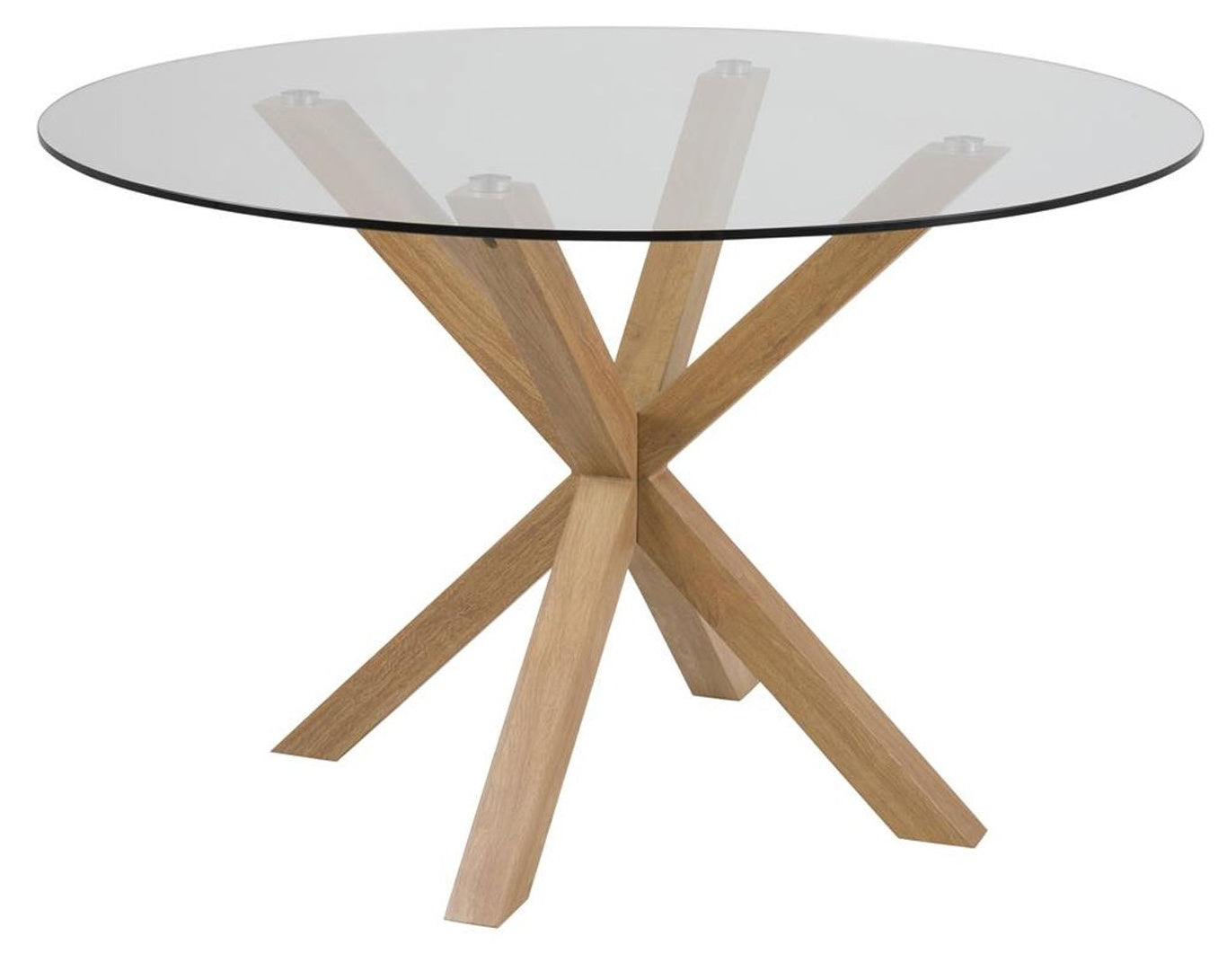 Kitchen Table Heaven 3 | size: Length: 120cm, Width: 120cm, Height: 76cm, Diameter: 120cm | color: Transparent | image: 0 | variant: 1017879