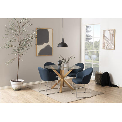 Kitchen Table Heaven 3 | size: Length: 120cm, Width: 120cm, Height: 76cm, Diameter: 120cm | color: Transparent | image: 1 | variant: 1017879