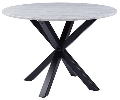 Kitchen Table Heaven 4 | size: Length: 110cm, Width: 110cm, Height: 76cm, Diameter: 110cm | color: White | image: 0 | variant: 1017880