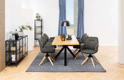 Kitchen Table Heaven 5 | size: Length: 90cm, Width: 220cm, Height: 75.5cm | color: Beige | image: 3 | variant: 1017886
