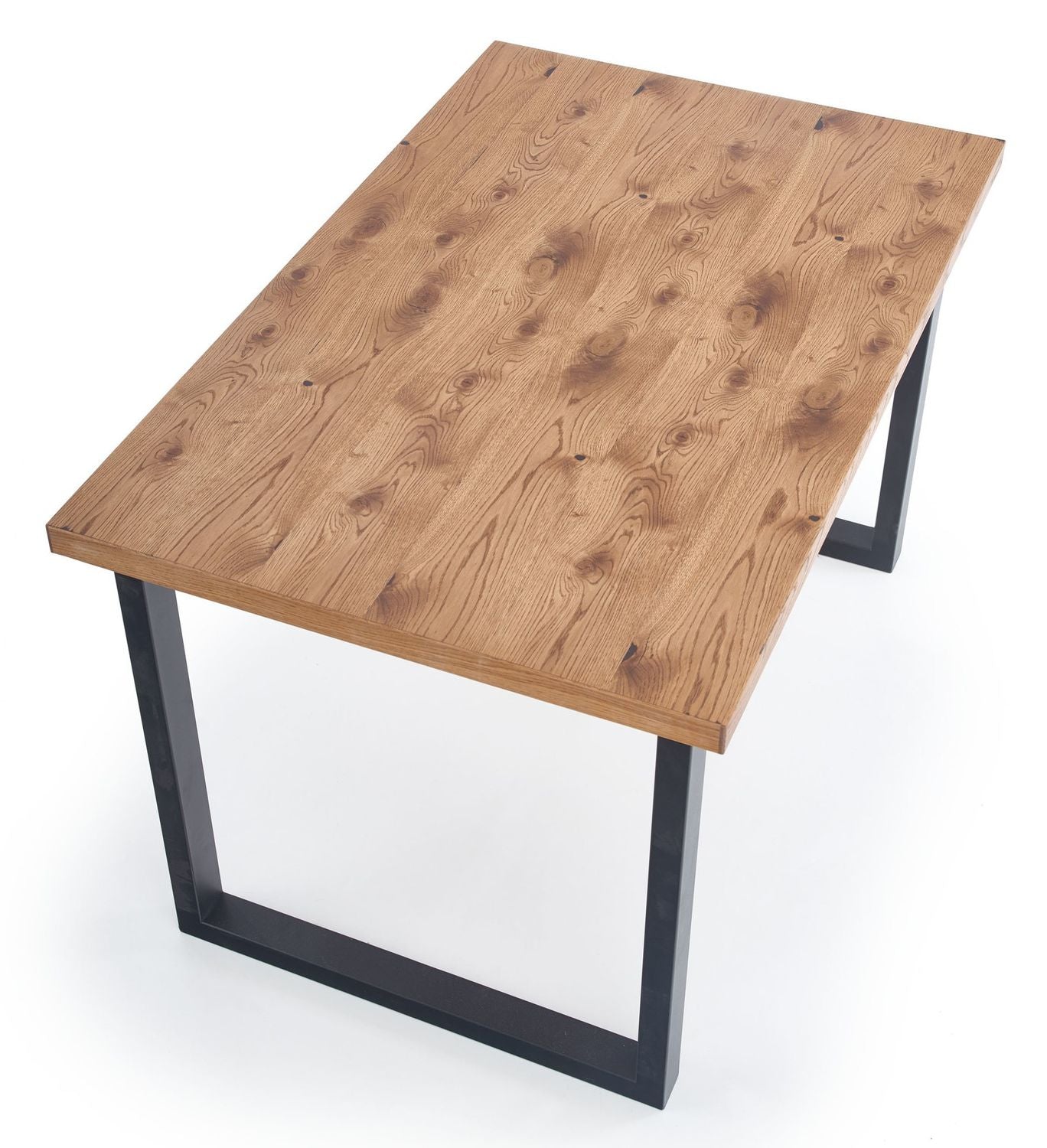 Kitchen Table Horus | size: Length: 80cm, Width: 206cm, Height: 76cm | color: Black/Oak | image: 7 | variant: 1011275
