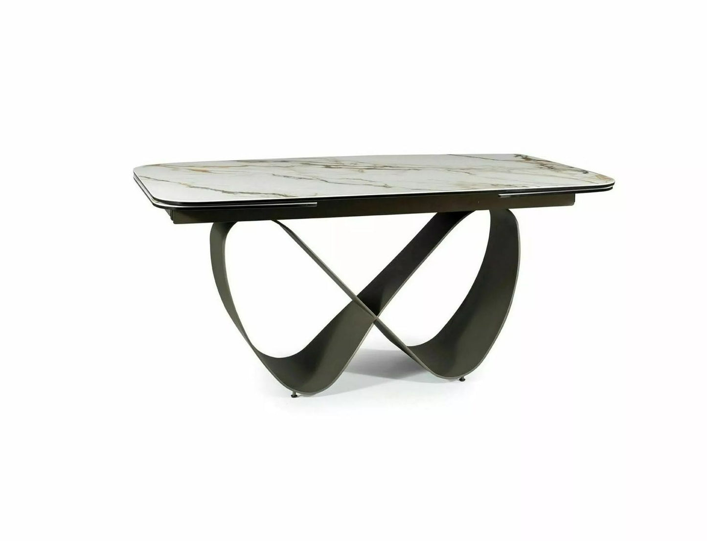 Kitchen Table Infinity | size: Length: 95cm, Width: 240cm, Height: 76cm | color: White | image: 2 | variant: 1006612