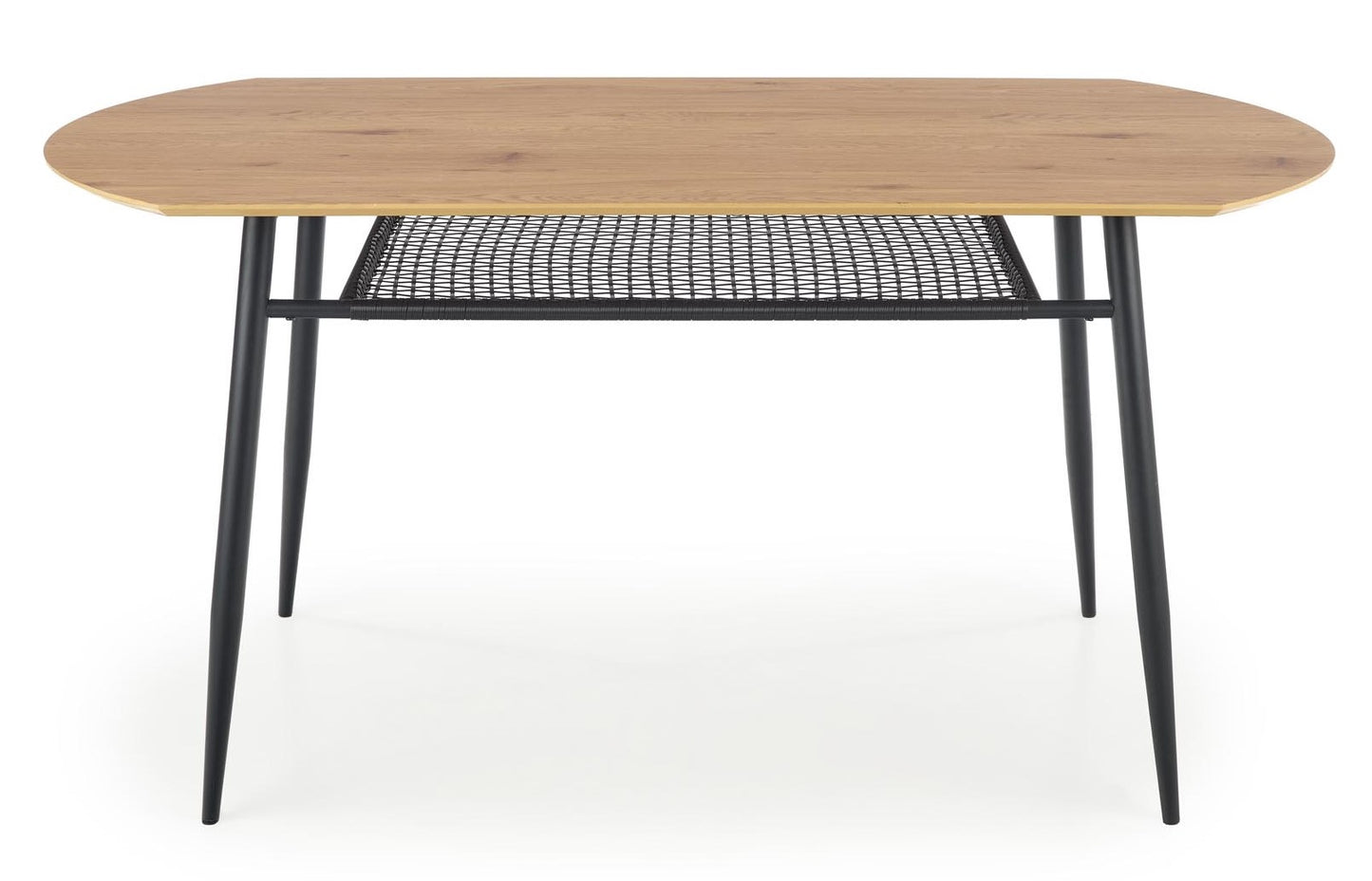Kitchen Table Jackson | size: Length: 90cm, Width: 160cm, Height: 77cm | color: Black/Oak | image: 8 | variant: 1011998