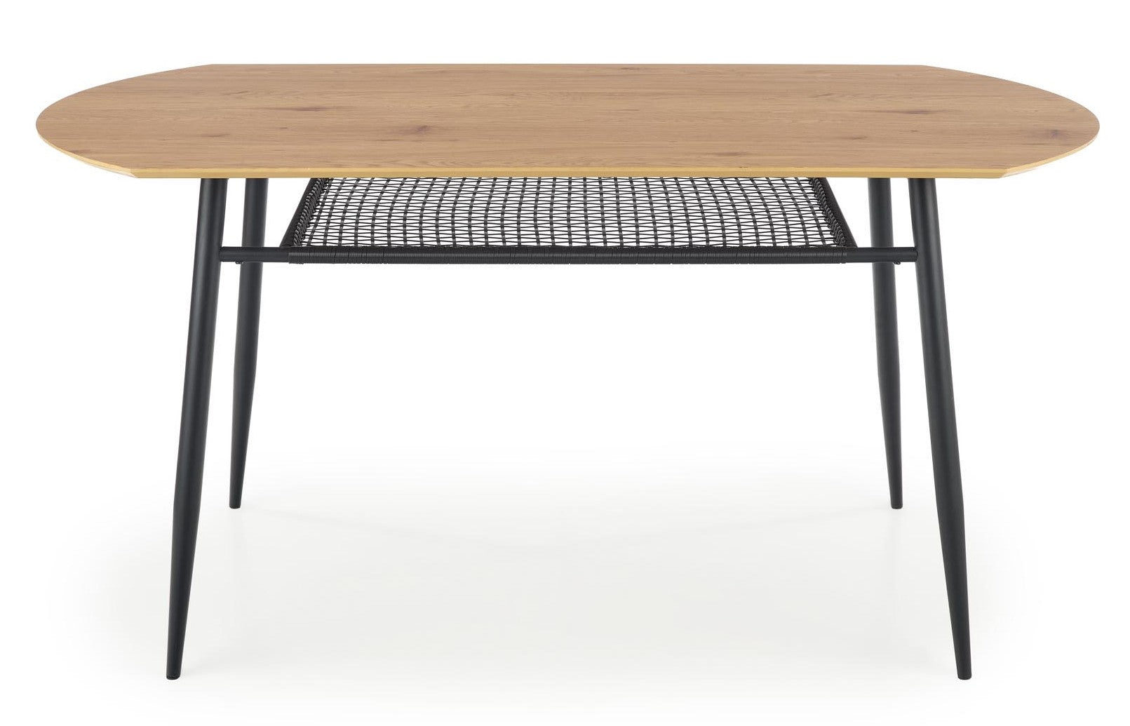Kitchen Table Jackson | size: Length: 90cm, Width: 160cm, Height: 77cm | color: Black/Oak | image: 8 | variant: 1011998