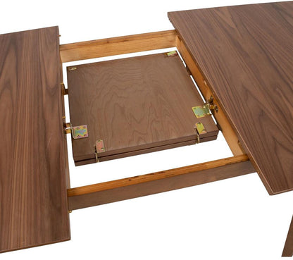Kitchen Table Jasper | size: Length: 80cm, Width: 160cm, Height: 76cm | color: Brown | image: 7 | variant: 1017621