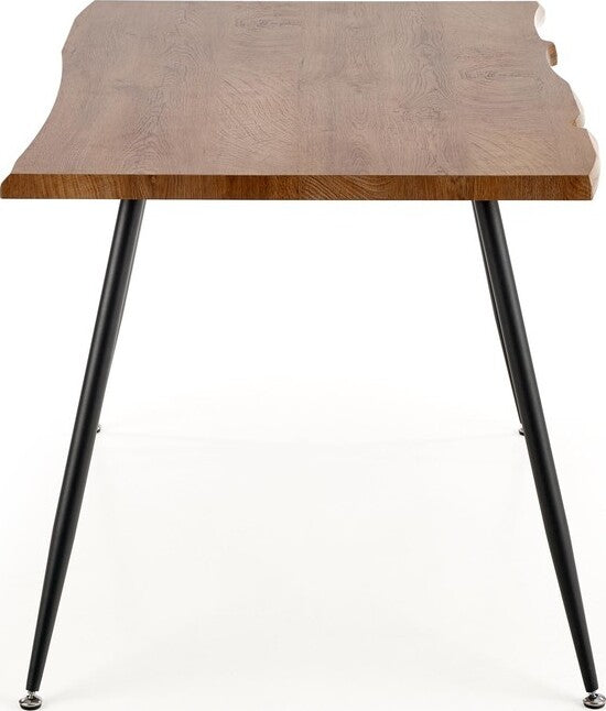 Kitchen Table Larson 1 | size: Length: 80cm, Width: 120cm, Height: 77cm | color: Oak | image: 3 | variant: 1011209