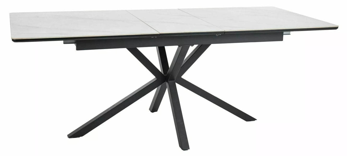Kitchen Table Logan | size: Length: 90cm, Width: 200cm, Height: 75cm | color: White | image: 0 | variant: 1006616