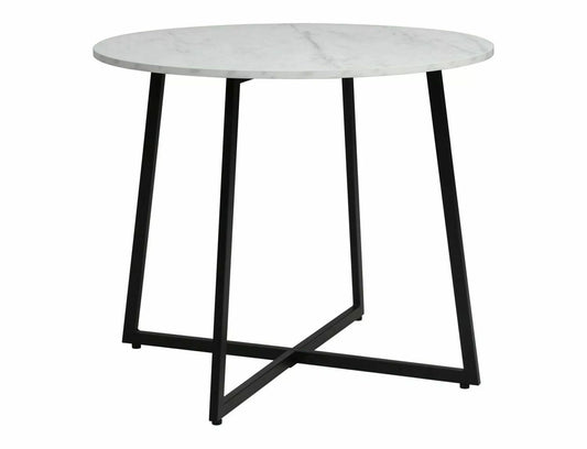 Kitchen Table Luna | size: Length: 90cm, Width: 90cm, Height: 76cm, Diameter: 90cm | color: White | image: 1 | variant: 1006620