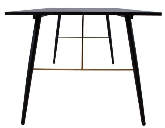 Kitchen Table Luxembourg | size: Length: 90cm, Width: 160cm, Height: 75cm | color: Black | image: 7 | variant: 1012011