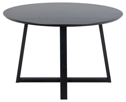 Kitchen Table Malika | size: Length: 120cm, Width: 120cm, Height: 75cm, Diameter: 120cm | color: Black | image: 2 | variant: 1006481