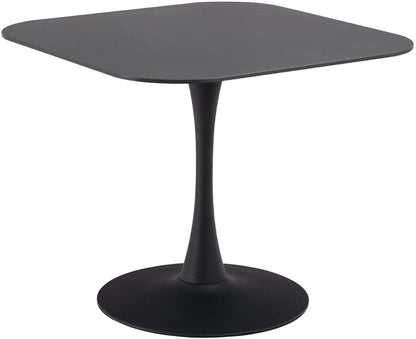 Kitchen Table Malta 1 | size: Length: 90cm, Width: 90cm, Height: 75cm | color: Black | image: 1 | variant: 1016740