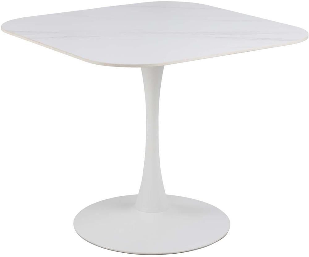 Kitchen Table Malta | size: Length: 90cm, Width: 90cm, Height: 75cm | color: White | image: 1 | variant: 1006517