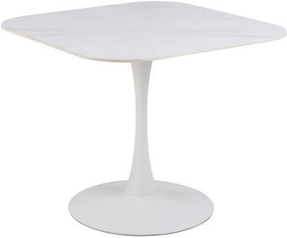 Kitchen Table Malta | size: Length: 90cm, Width: 90cm, Height: 75cm | color: White | image: 1 | variant: 1006517