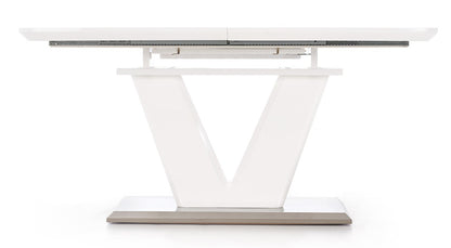 Kitchen Table Mistral | size: Length: 90cm, Width: 220cm, Height: 77cm | color: White | image: 6 | variant: 1011300
