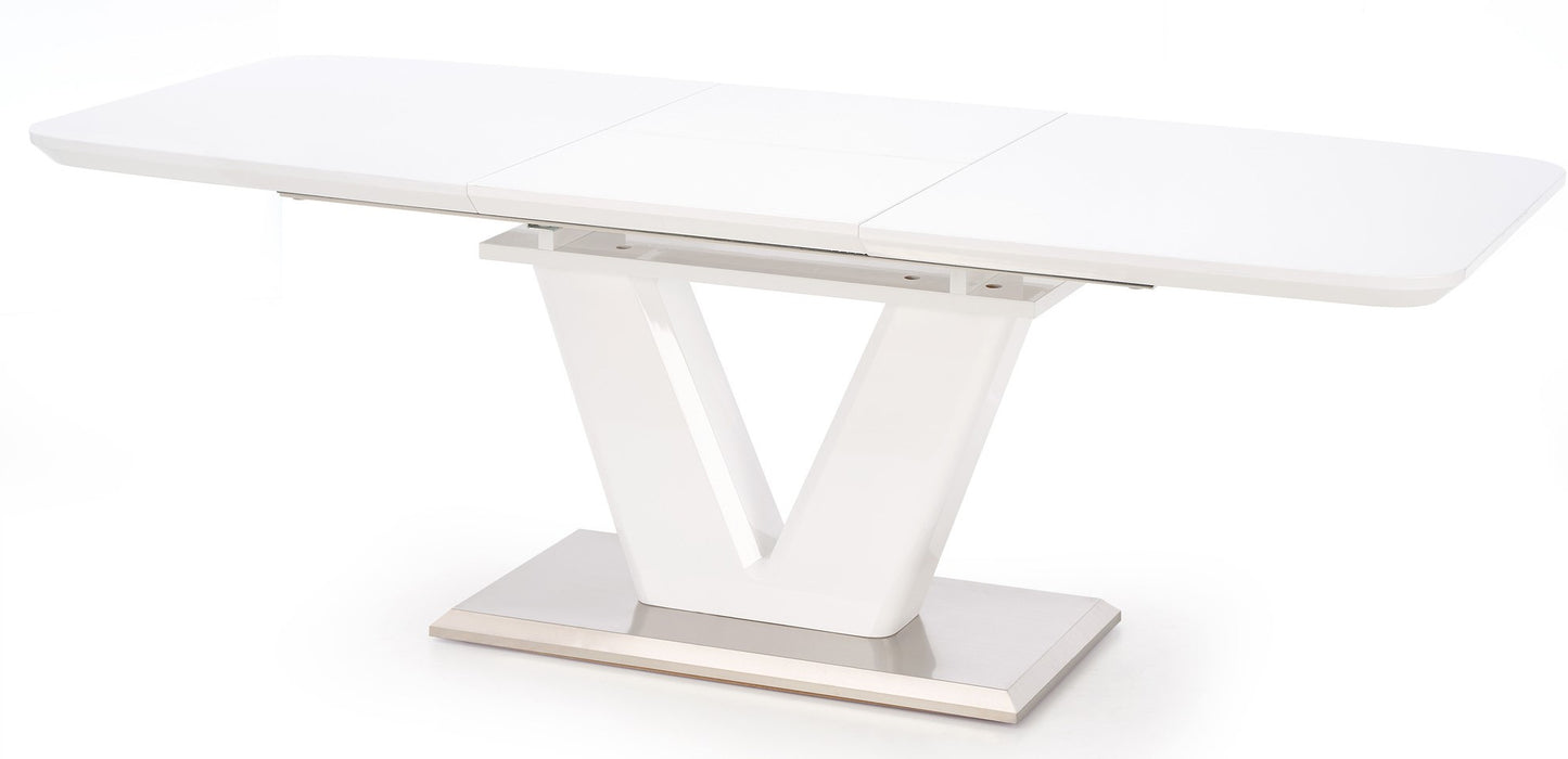 Kitchen Table Mistral | size: Length: 90cm, Width: 220cm, Height: 77cm | color: White | image: 7 | variant: 1011300