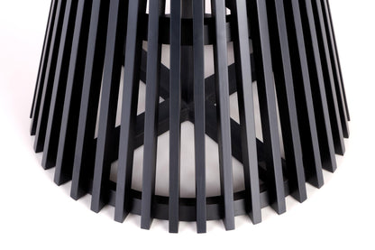 Kitchen Table Miyaki | size: Length: 120cm, Width: 120cm, Height: 77cm, Diameter: 120cm | color: Black/Oak | image: 4 | variant: 1012580