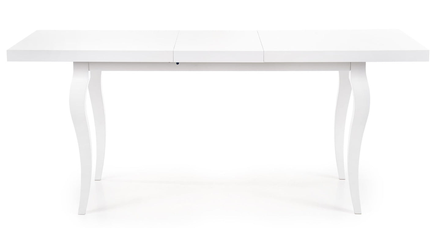 Kitchen Table Mozart | size: Length: 80cm, Width: 180cm, Height: 75cm | color: White | image: 7 | variant: 1011267