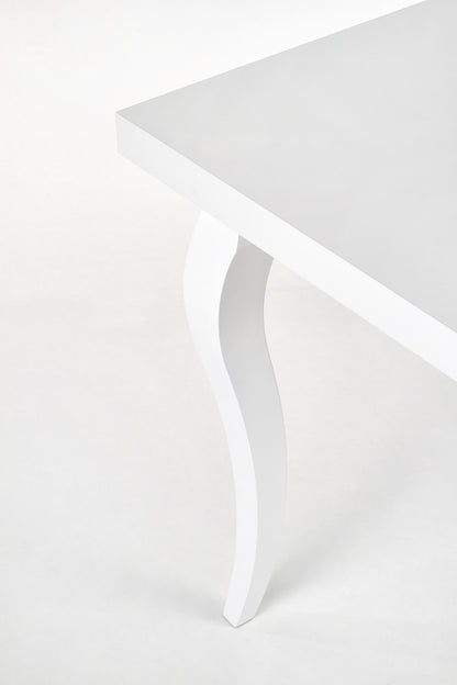 Kitchen Table Mozart | size: Length: 80cm, Width: 180cm, Height: 75cm | color: White | image: 8 | variant: 1011267