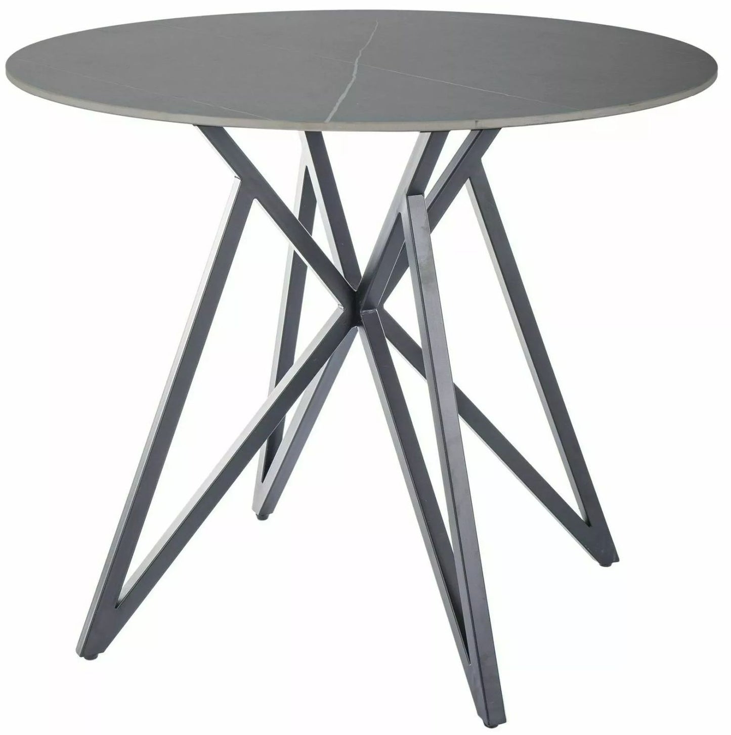 Kitchen Table Murano 1 | size: Length: 90cm, Width: 90cm, Height: 76cm, Diameter: 90cm | color: Gray | image: 0 | variant: 1006631