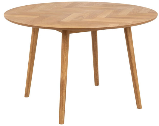 Kitchen Table Nagano | size: Length: 120cm, Width: 120cm, Height: 75cm, Diameter: 120cm | color: Oak | image: 1 | variant: 1006486