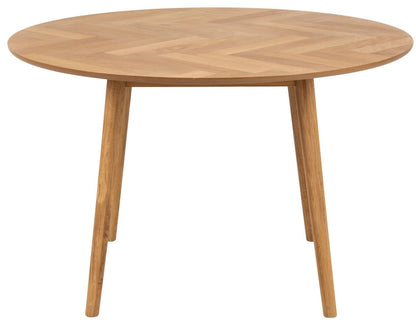 Kitchen Table Nagano | size: Length: 120cm, Width: 120cm, Height: 75cm, Diameter: 120cm | color: Oak | image: 2 | variant: 1006486