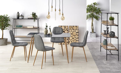 Kitchen Table Next | size: Length: 80cm, Width: 130cm, Height: 75cm | color: Transparent | image: 3 | variant: 1013006