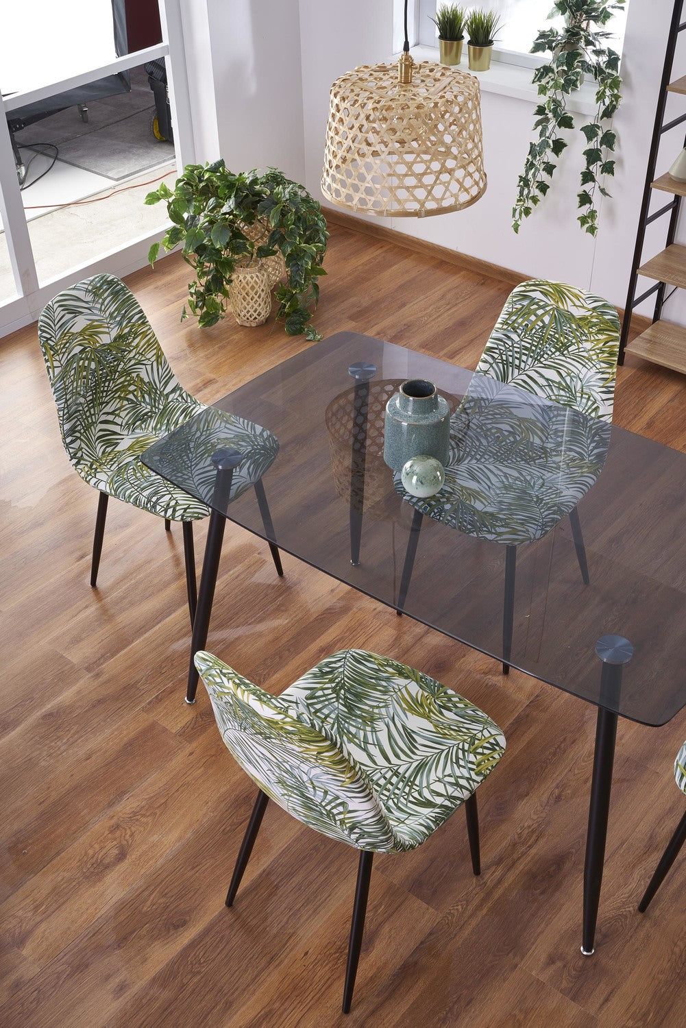 Kitchen Table Next | size: Length: 80cm, Width: 130cm, Height: 75cm | color: Transparent | image: 4 | variant: 1013006