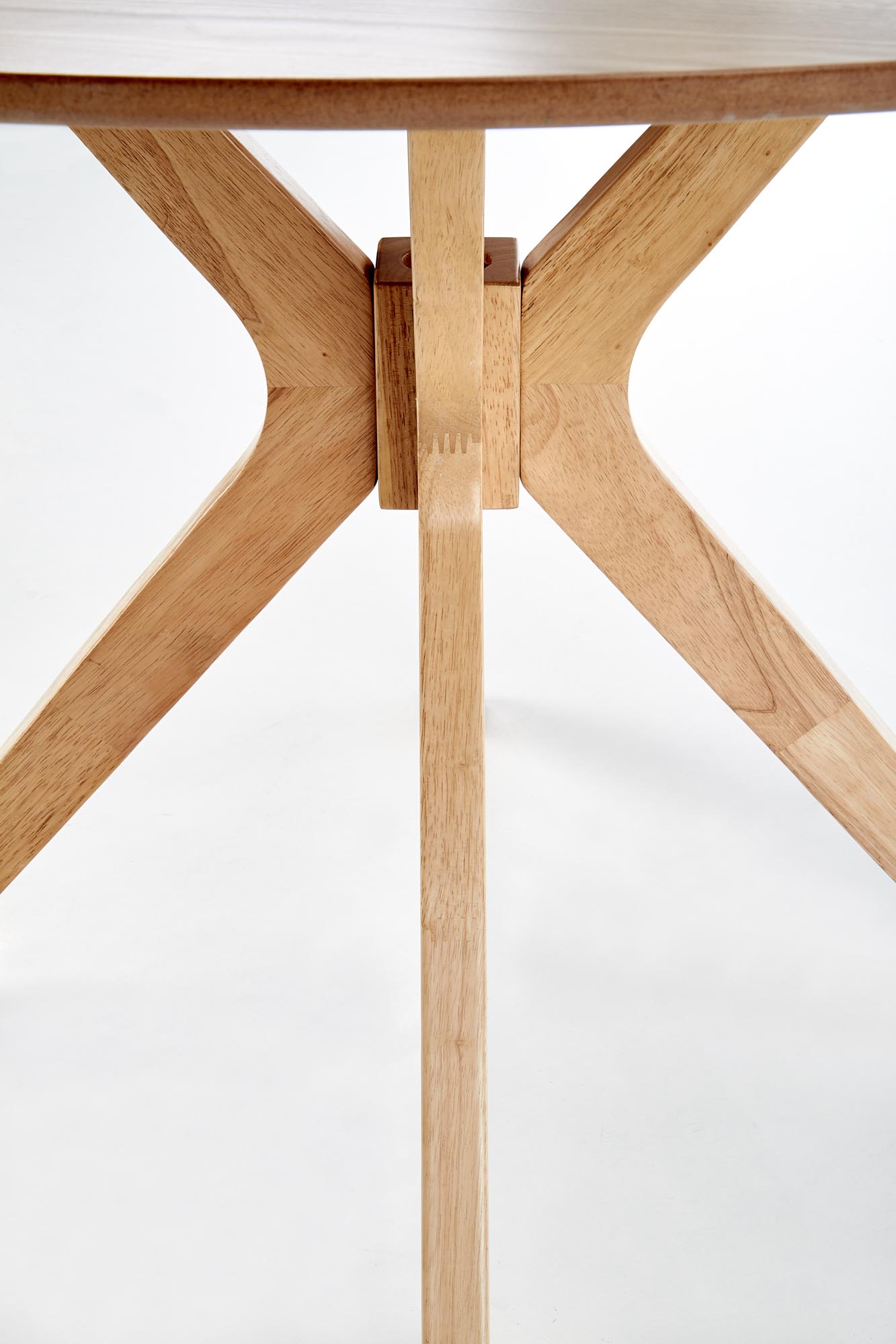 Kitchen Table Nicolas | size: Length: 120cm, Width: 120cm, Height: 77cm, Diameter: 120cm | color: Oak | image: 4 | variant: 1011217