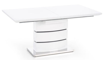 Kitchen Table Nobel | size: Length: 90cm, Width: 200cm, Height: 75cm | color: White | image: 1 | variant: 1011297