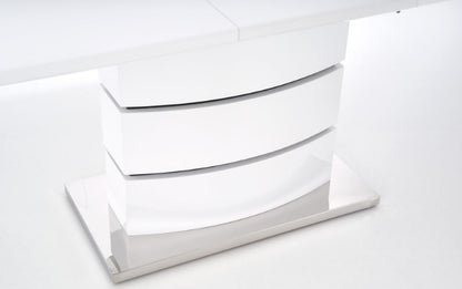Kitchen Table Nobel | size: Length: 90cm, Width: 200cm, Height: 75cm | color: White | image: 7 | variant: 1011297