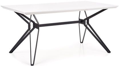 Kitchen Table Pascal | size: Length: 90cm, Width: 160cm, Height: 76cm | color: White | image: 1 | variant: 1011259