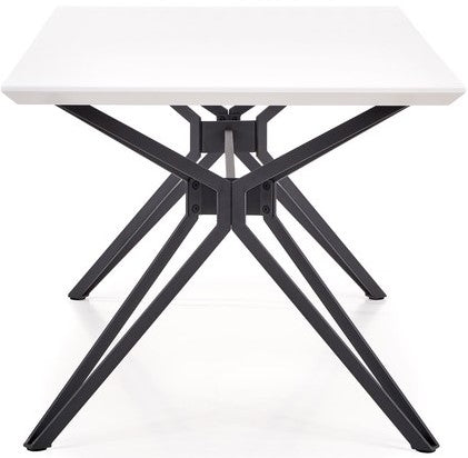 Kitchen Table Pascal | size: Length: 90cm, Width: 160cm, Height: 76cm | color: White | image: 2 | variant: 1011259