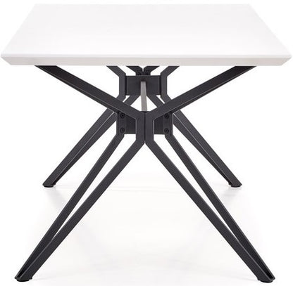 Kitchen Table Pascal | size: Length: 90cm, Width: 160cm, Height: 76cm | color: White | image: 2 | variant: 1011259