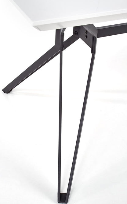 Kitchen Table Pascal | size: Length: 90cm, Width: 160cm, Height: 76cm | color: White | image: 3 | variant: 1011259