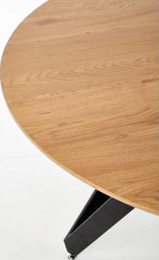 Kitchen Table Pixel 2 | size: Length: 120cm, Width: 120cm, Height: 76cm, Diameter: 120cm | color: Oak | image: 3 | variant: 1011240