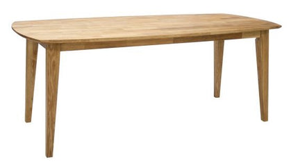Kitchen Table Retro | size: Length: 90cm, Width: 190cm, Height: 75cm | color: Oak | image: 1 | variant: 1011284
