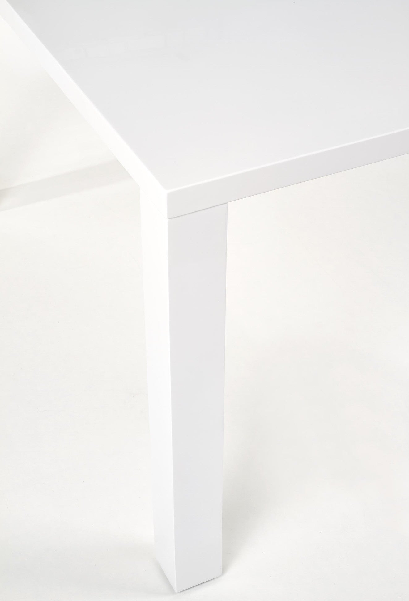 Kitchen Table Ronald | size: Length: 80cm, Width: 120cm, Height: 75cm | color: White | image: 5 | variant: 1011221