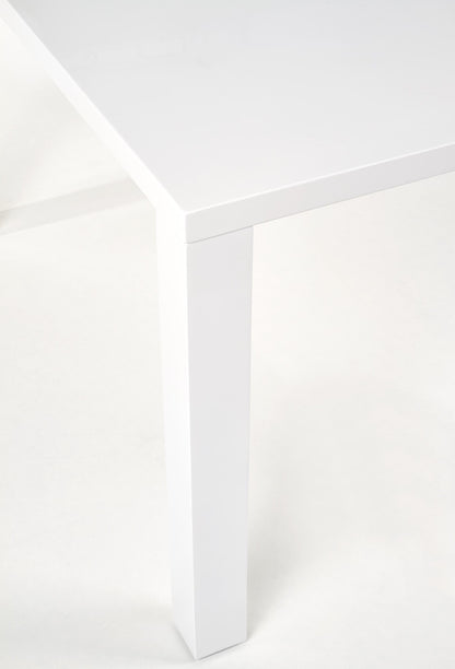 Kitchen Table Ronald | size: Length: 80cm, Width: 120cm, Height: 75cm | color: White | image: 5 | variant: 1011221