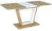Kitchen Table Rotherham | size: Length: 80cm, Width: 160cm, Height: 76cm | color: White/Oak | image: 0 | variant: 1004316
