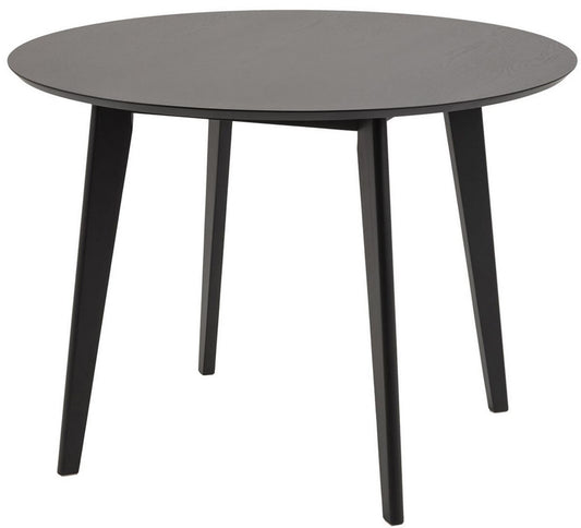 Kitchen Table Roxby | size: Length: 105cm, Width: 105cm, Height: 76cm, Diameter: 105cm | color: Black | image: 1 | variant: 1006493