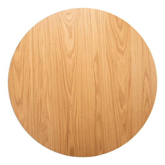 Kitchen Table Roxby | size: Length: 105cm, Width: 105cm, Height: 76cm, Diameter: 105cm | color: Black/Oak | image: 5 | variant: 1006494