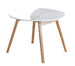 Kitchen Table Ruben | size: Length: 102cm, Width: 142cm, Height: 73cm, Diameter: 102cm | color: White/Oak | image: 1 | variant: 1006395