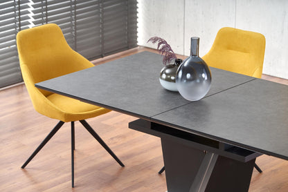 Kitchen Table Salvador | size: Length: 90cm, Width: 200cm, Height: 77cm | color: Gray | image: 4 | variant: 1012350