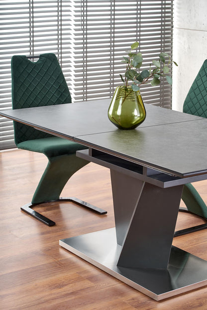 Kitchen Table Salvador | size: Length: 90cm, Width: 200cm, Height: 77cm | color: Gray | image: 5 | variant: 1012350