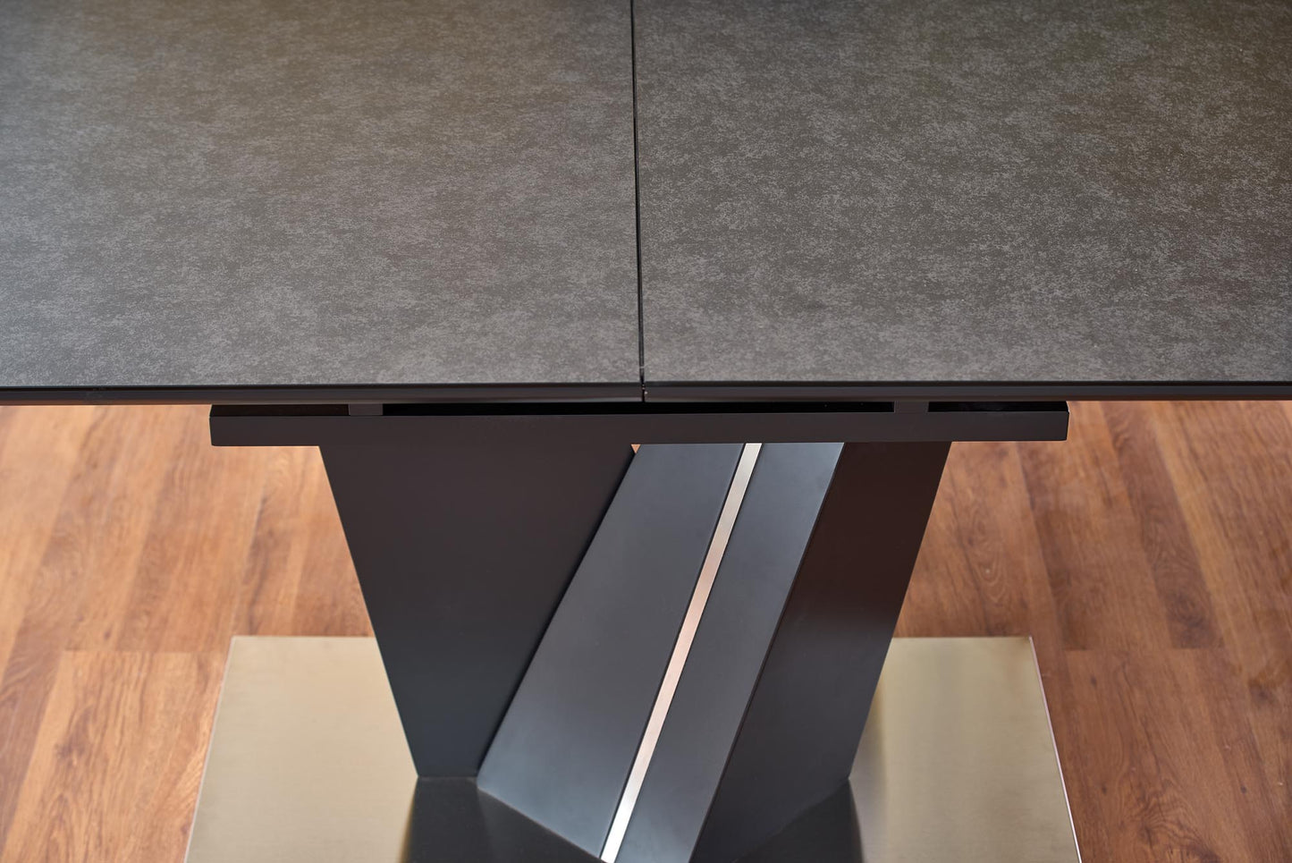 Kitchen Table Salvador | size: Length: 90cm, Width: 200cm, Height: 77cm | color: Gray | image: 6 | variant: 1012350