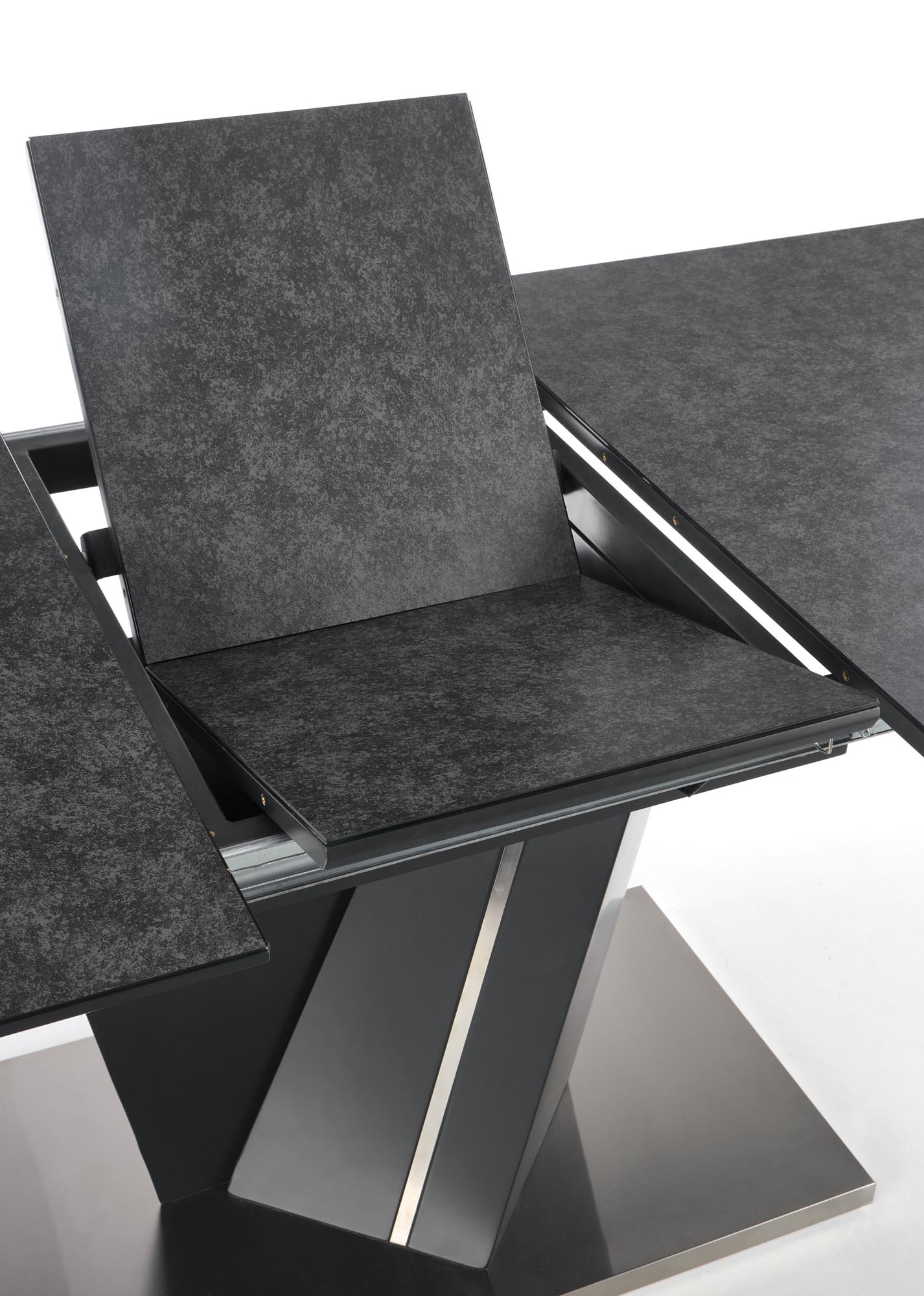 Kitchen Table Salvador | size: Length: 90cm, Width: 200cm, Height: 77cm | color: Gray | image: 7 | variant: 1012350